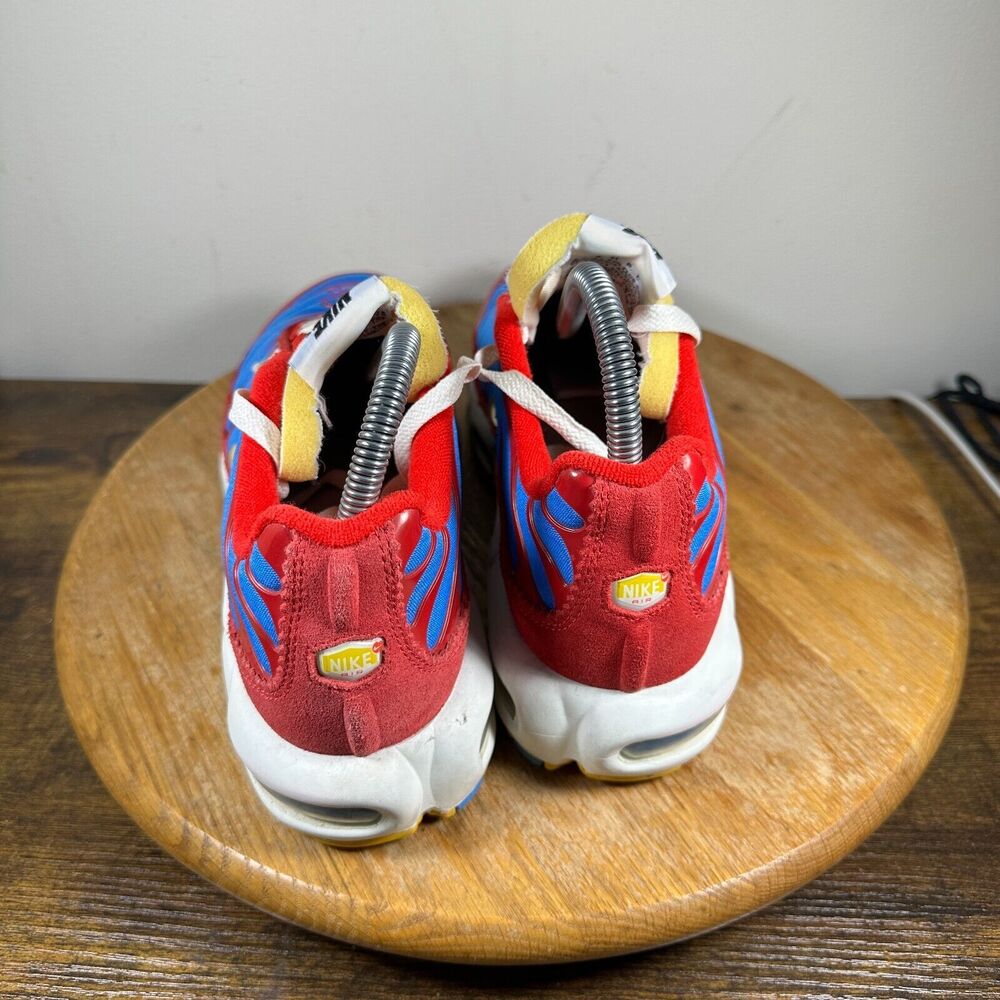 Nike Air Max Plus SE Running Club University Red Shoes Mens‎ Size 7.5 DC9332-600 - Picture 4 of 8